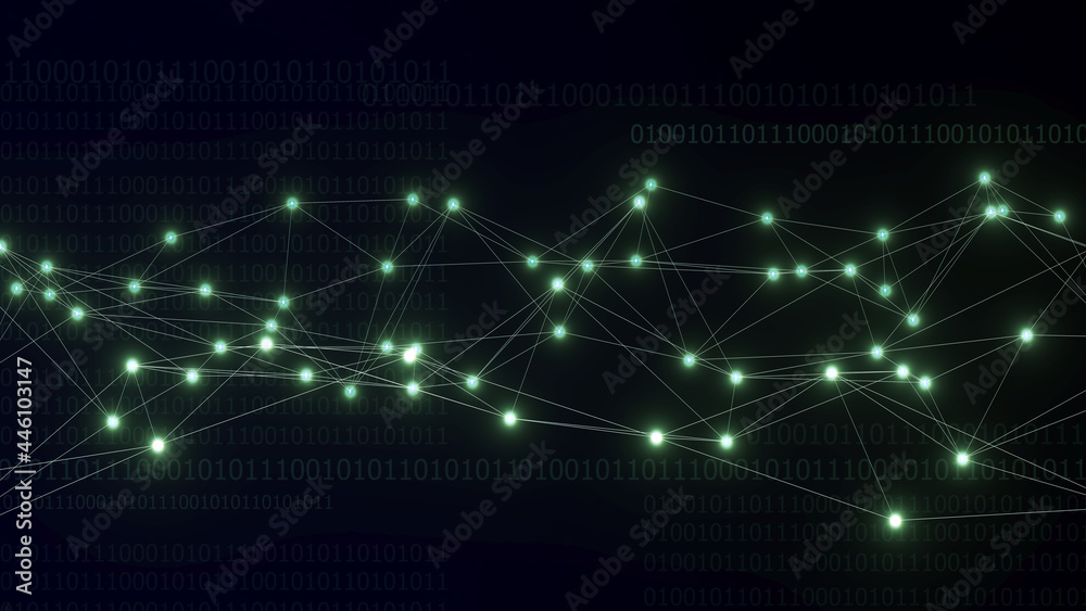 Fototapeta premium Abstract photo background contact communication Networking, data group connection, 3D illustration