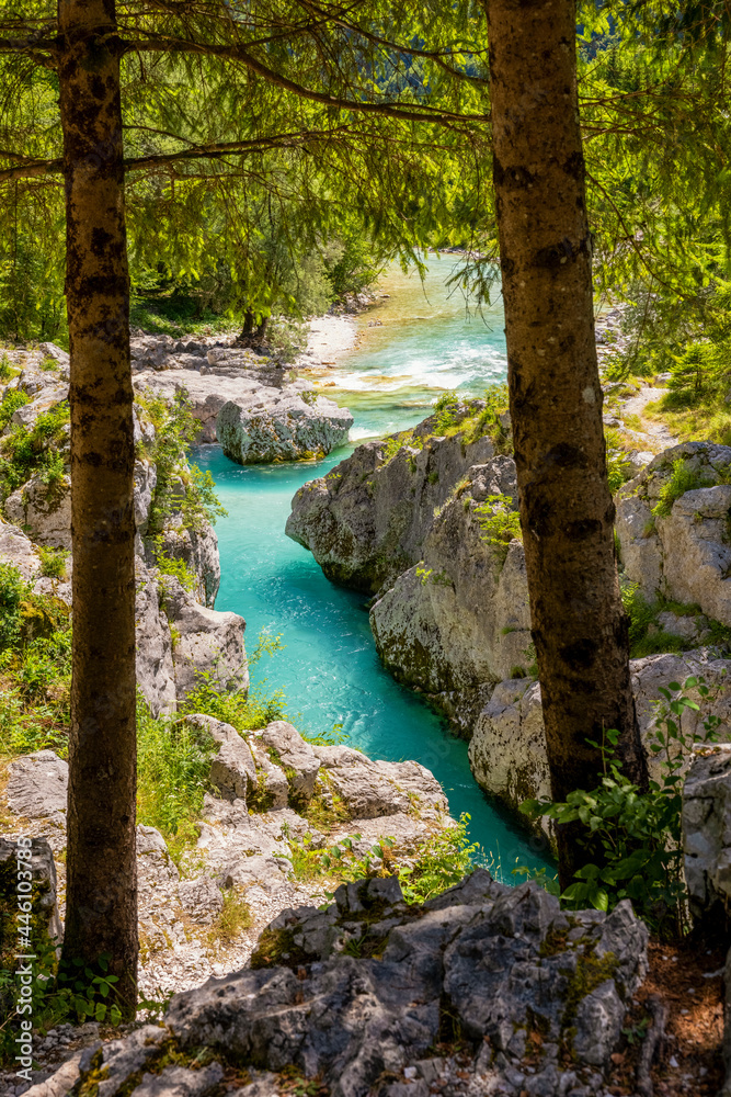 Landschaft im Triglav Nationalpark in Slowenien Landschaft im Triglav Nationalpark in Slowenien