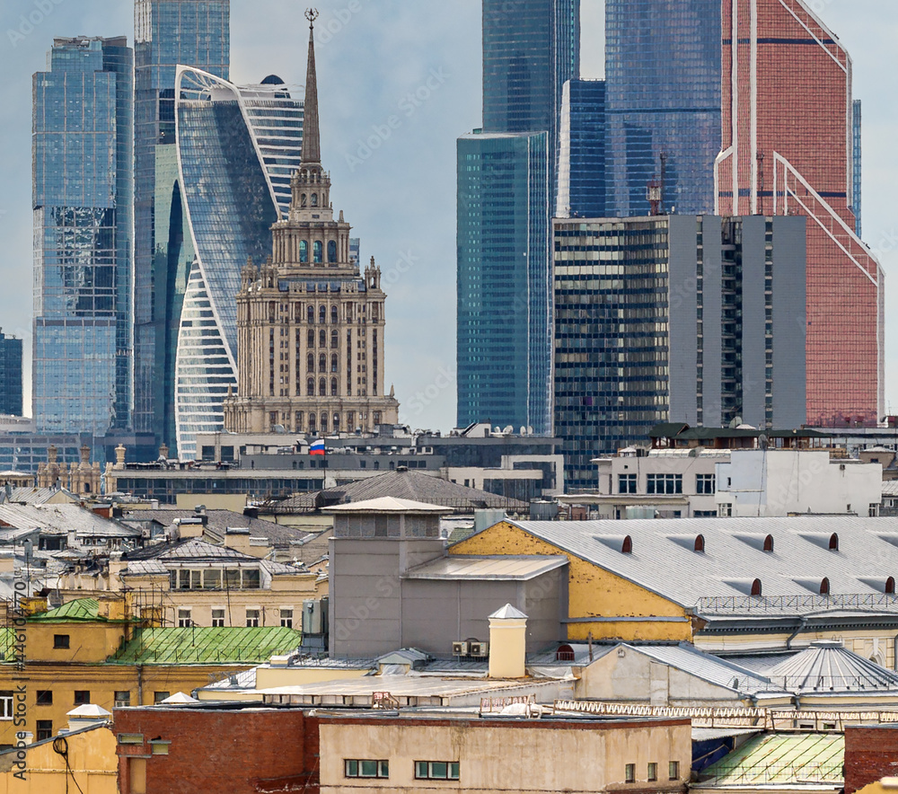 Fototapeta premium Moscow skyline