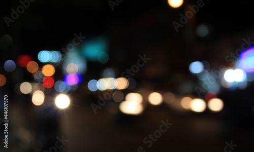 night city street bokeh © Shubhankar