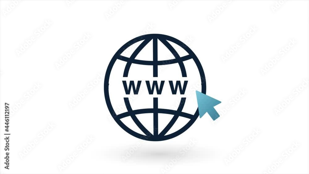 World wide web concept globe 3d icon. Planet web symbol. Planet icon with world wide web sign. Business, technology, internet World wide web concept globe 3d icon. Planet web symbol. Planet icon with world wide web sign. Business, technology, internet
