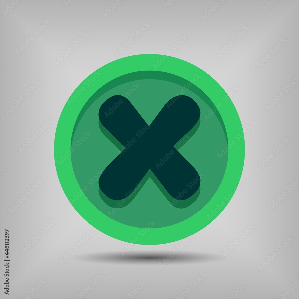 Obraz premium Letter font icon and logo template. New design and elegant typographic concept. Green Colour. File EPS.