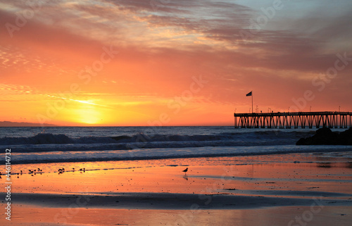 Spectacular California Coast Sunsets along the Beach and Harbors © Outdoor Adventure