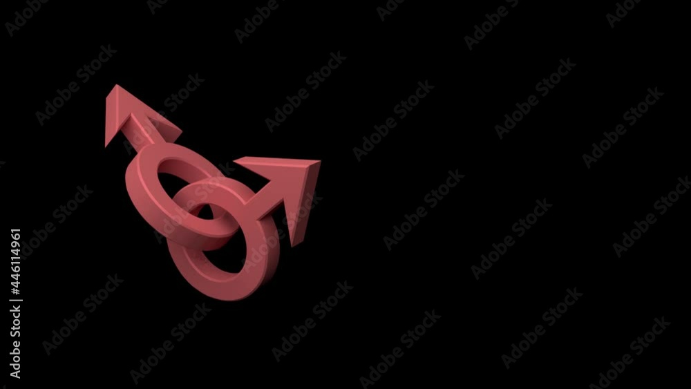 Astrological aspect of the Mars-Mars conjunction. 3D rendering. Flying in dark space, three-dimensional red astrological symbols of the planet Mars and connecting with each other. Astrological aspect of the Mars-Mars conjunction. 3D rendering. Flying in dark space, three-dimensional red astrological symbols of the planet Mars and connecting with each other.