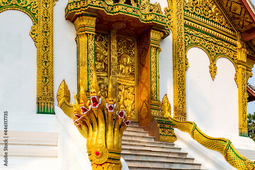 Haw Pha Bang Temple, Palast der Könige, Luang Prabang in Laos