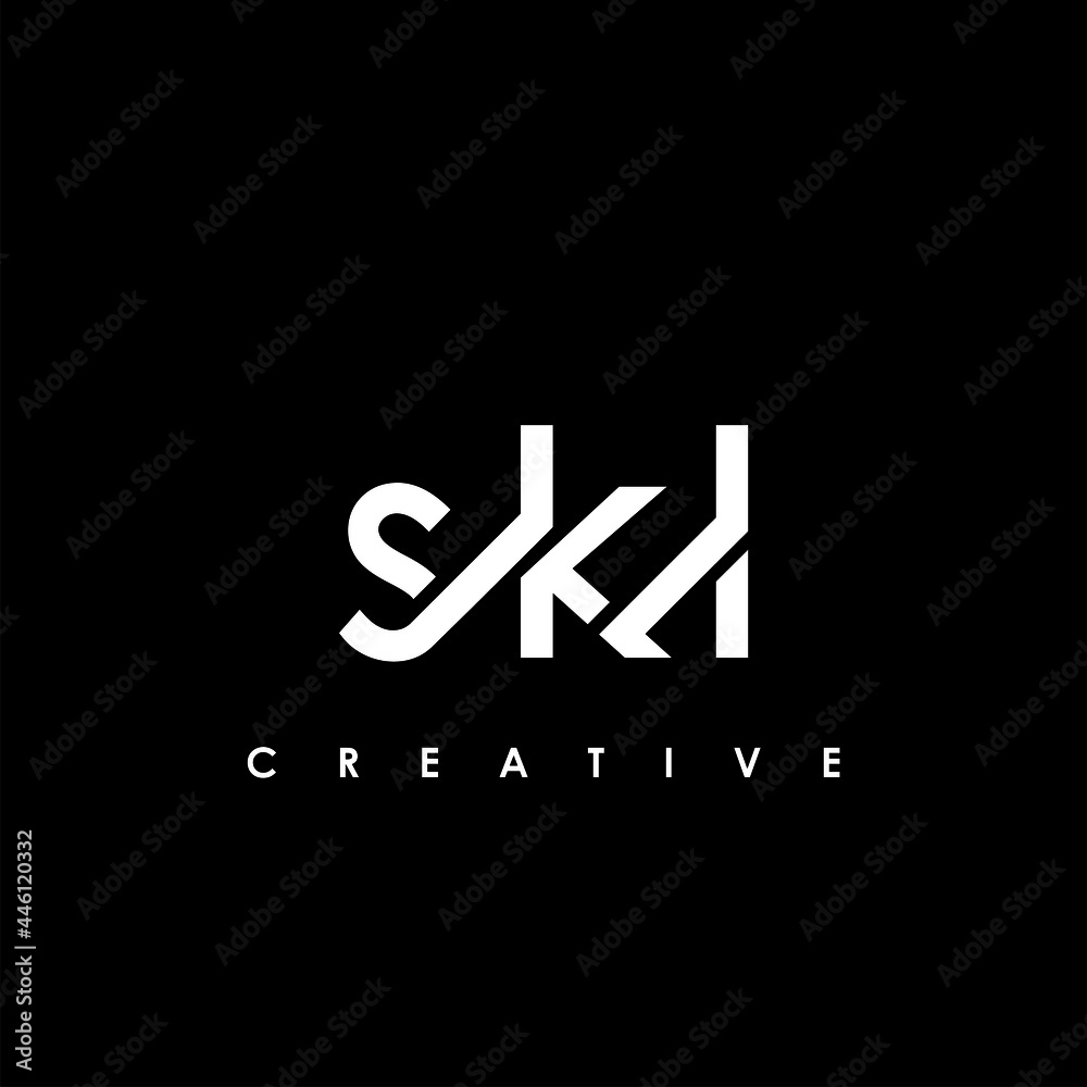 SKL Letter Initial Logo Design Template Vector Illustration