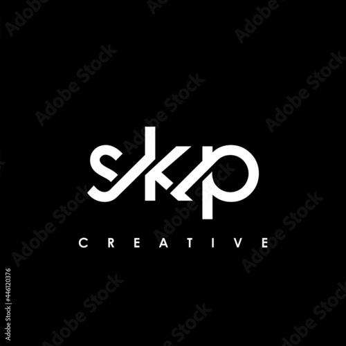 SKP Letter Initial Logo Design Template Vector Illustration