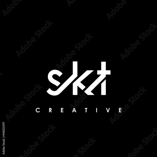 SKT Letter Initial Logo Design Template Vector Illustration photo