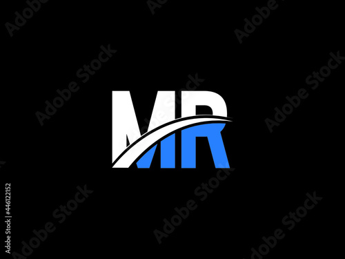 Letter MR Logo Image, mr Letter Logo Design For Business