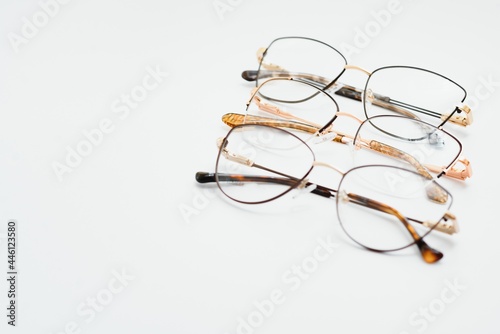 Glasses isolated on white backgound