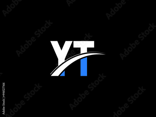 Letter YT Logo Image, yt Letter Logo Design For Business