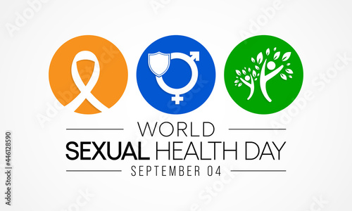 World Sexual health day is observed every year on September 4,  it is important for our overall health and wellbeing. It includes the right to healthy relationships, Vector illustration.