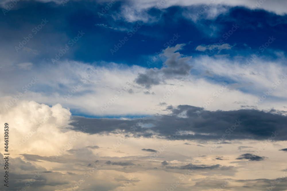 Storm clouds background, dramatic sky