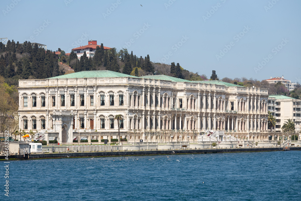 Ciragan Palace in Istanbul City, Turkey