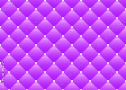 Pink luxury background with beads and rhombuses. Seamless vector illustration. 