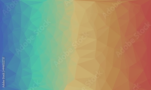 Wallpaper Mural vibrant abstract colorful polygonal background Torontodigital.ca