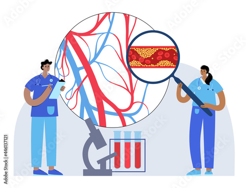 Cholesterol blood artery