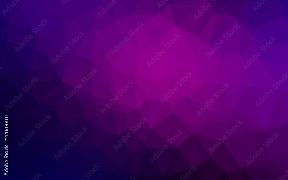 Dark Purple, Pink vector triangle mosaic texture. Dark Purple, Pink vector triangle mosaic texture.
