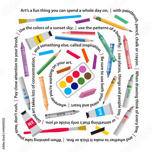Art poem for kids