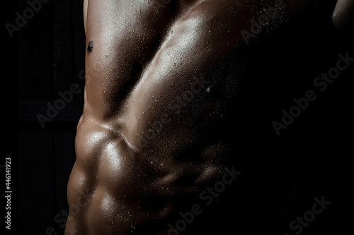Male muscular torso