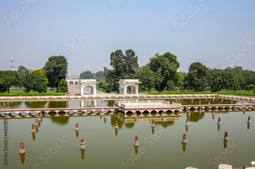 Lahore, Punjab, Pakistan. September 11, 2016. Garden of Mughal Emperors.
 photo