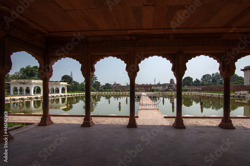 Lahore, Punjab, Pakistan. September 11, 2016. Garden of Mughal Emperors.
