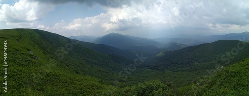 view of the mountains