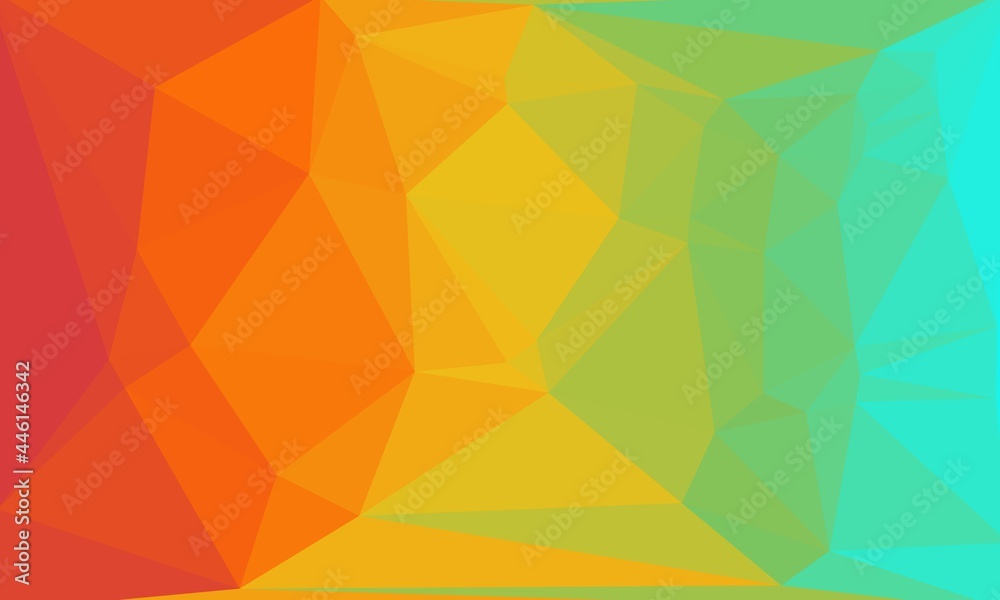 vibrant creative prismatic background with polygonal pattern