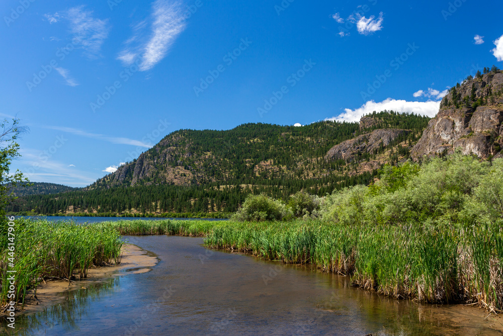 Vaseux Lake Bird Observatory Landscape Vaseux Lake Bird Observatory Landscape