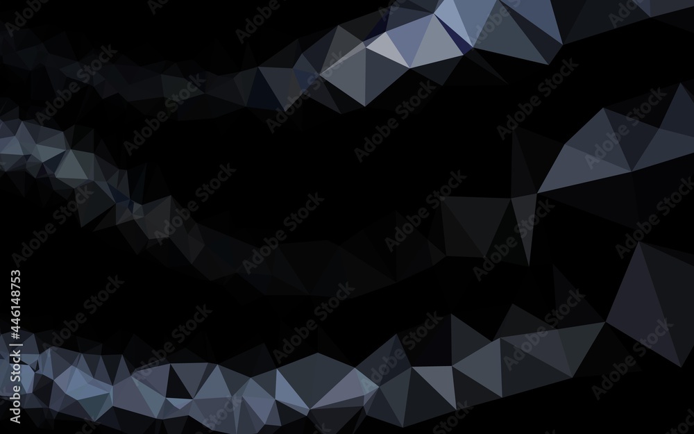 Dark BLUE vector low poly texture. Dark BLUE vector low poly texture.