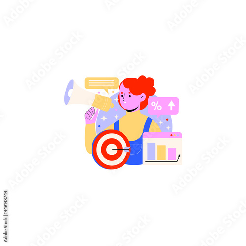 Advertising Vector On White Background
