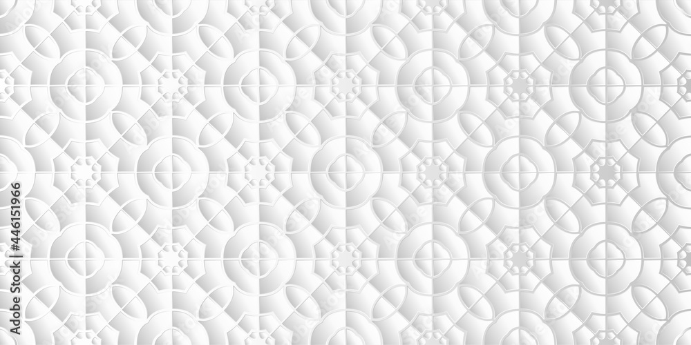  Abstract geometric pattern floral white background design modern luxury for upholstery, carpet,wallpaper,clothing,wrapping,batik,fabric
