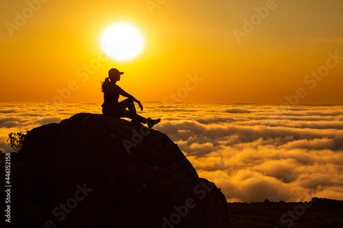 Fotografie Sunset on the Mountain