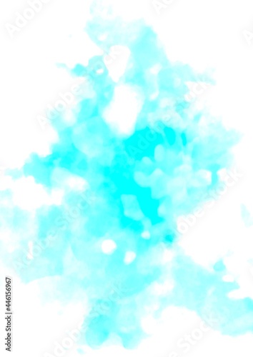 幻想的なキラキラ水色の水彩テクスチャ背景