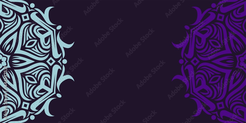 Fototapeta premium vector mandala design, for your various types of advertising needs, suitable for business card designs, banners, websites, etc. high resolution EPS file format