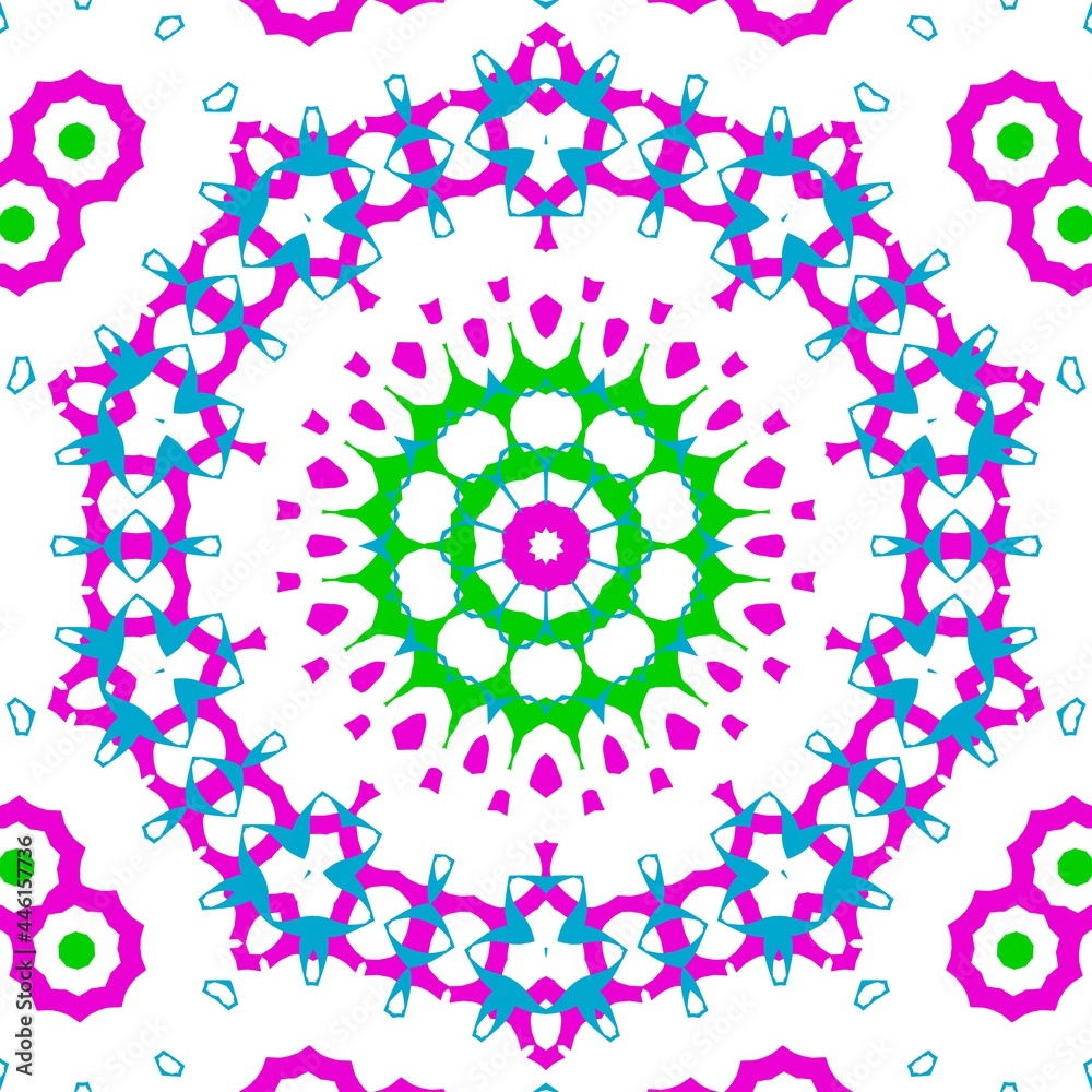 Floral pattern illustration design.