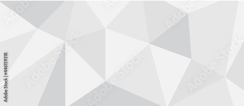 White Polygonal Mosaic Background. Business Design Templates. Vector illustration