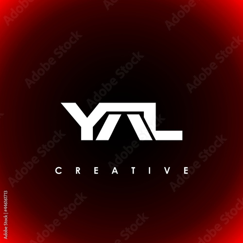 YAL Letter Initial Logo Design Template Vector Illustration photo