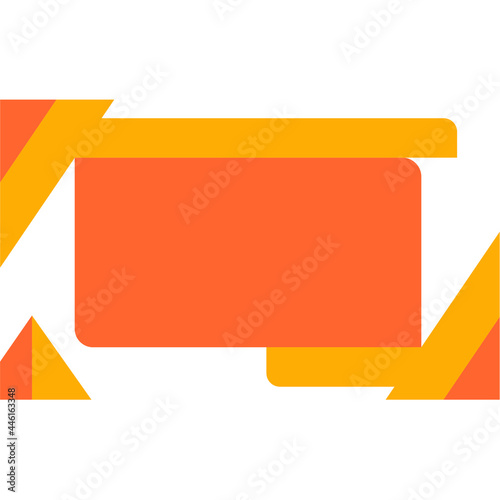 banner image of a collection of yellow and brown squares and triangles