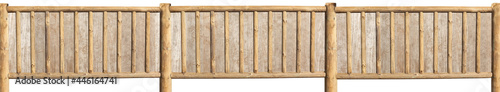 Barrière en bois