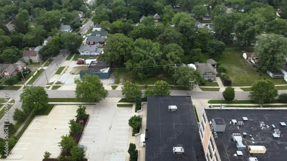Drone turn over abandoned factory in Muskegon, MI. Drone turn over abandoned factory in Muskegon, MI.