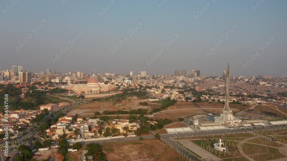 Traveling up, West side of the city, Dr. Agostinho Neto Memorial, Assembly of the Republic