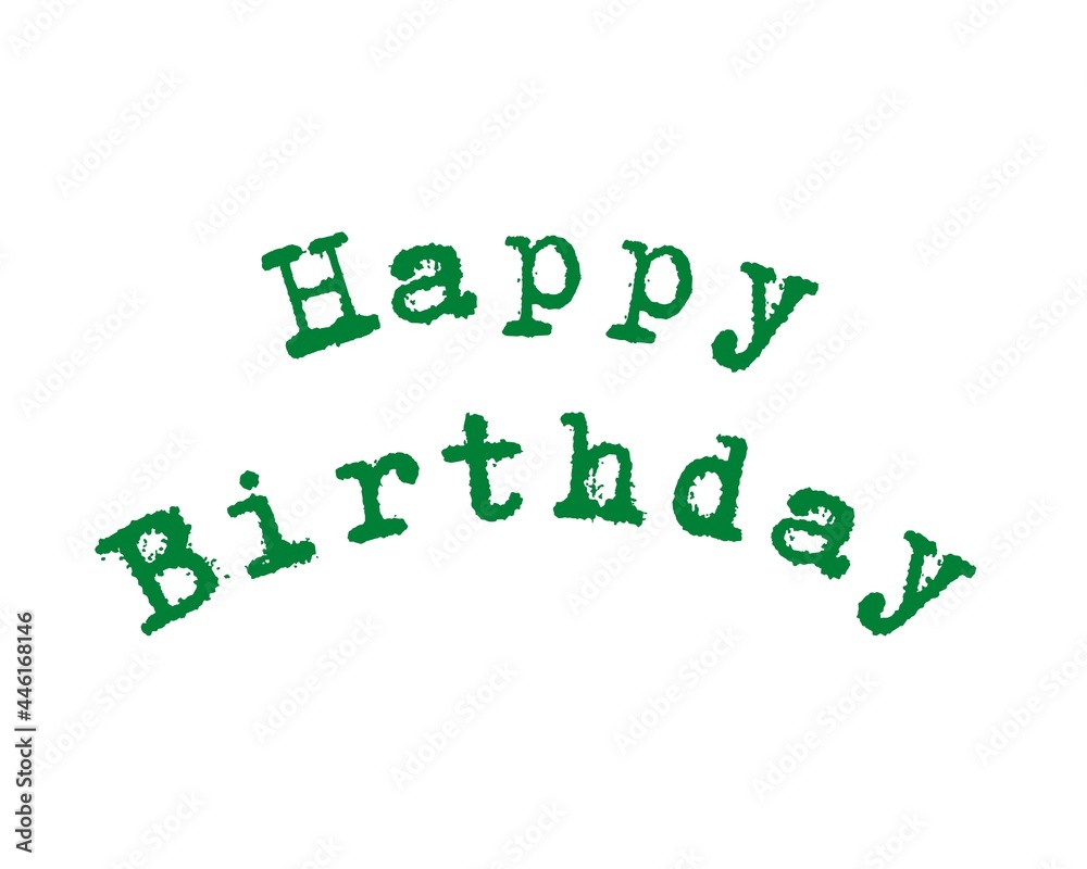 Happy birthday text art Happy birthday text art