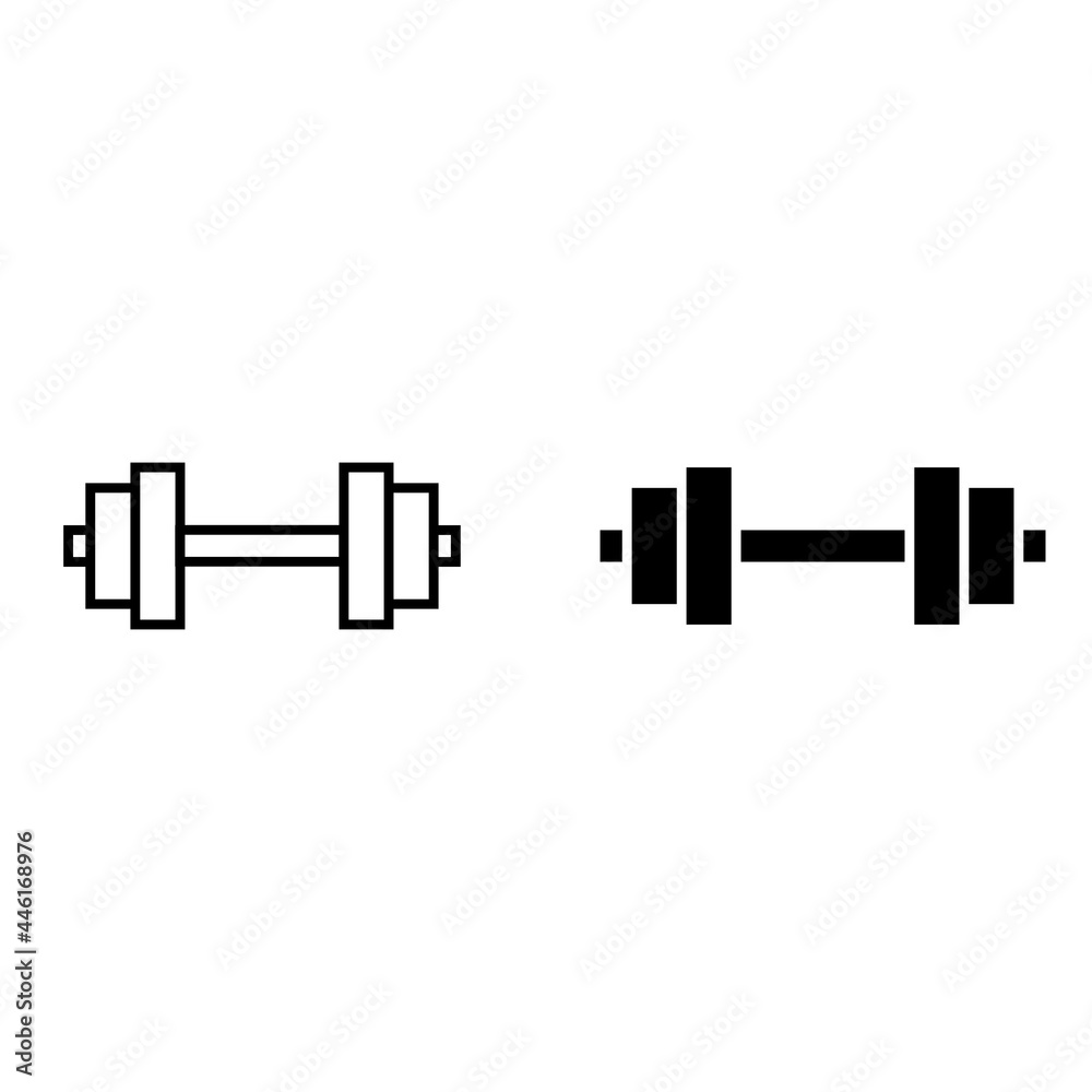 Dumbbell icon Dumbbell icon