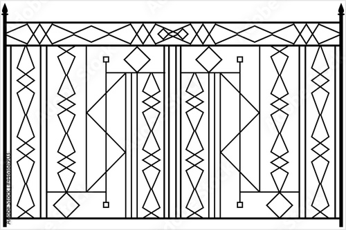 Wrought Iron Gate, Ornamental Gate Design