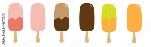 Ice cream vector collection.EPS-10