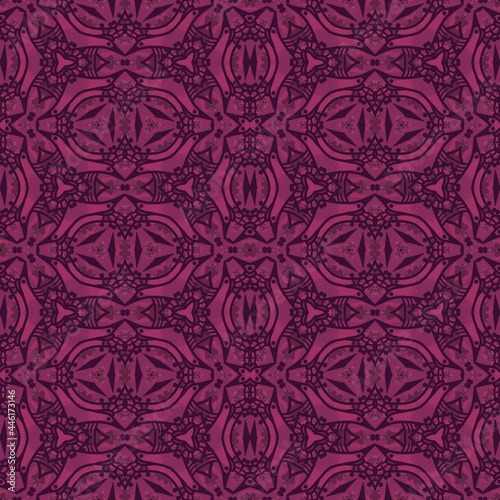 seamless tiled pattern in red colors 