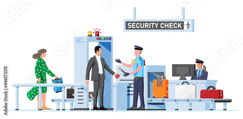 Passengers Passes Security Check.