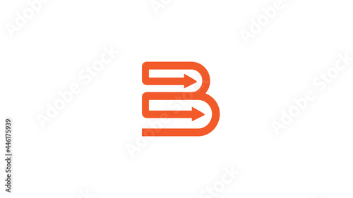 Creative Initial Letter B Arrows Logo © Abrastack Stu Design