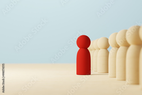 Human resource, Talent management, Recruitment employee, Successful business team leader concept. 3d illustration